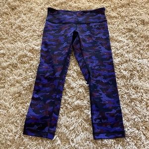 Lululemon Purple Patterned Leggings
